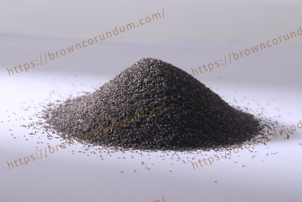 用於炊具噴砂的棕色剛玉砂 -1-